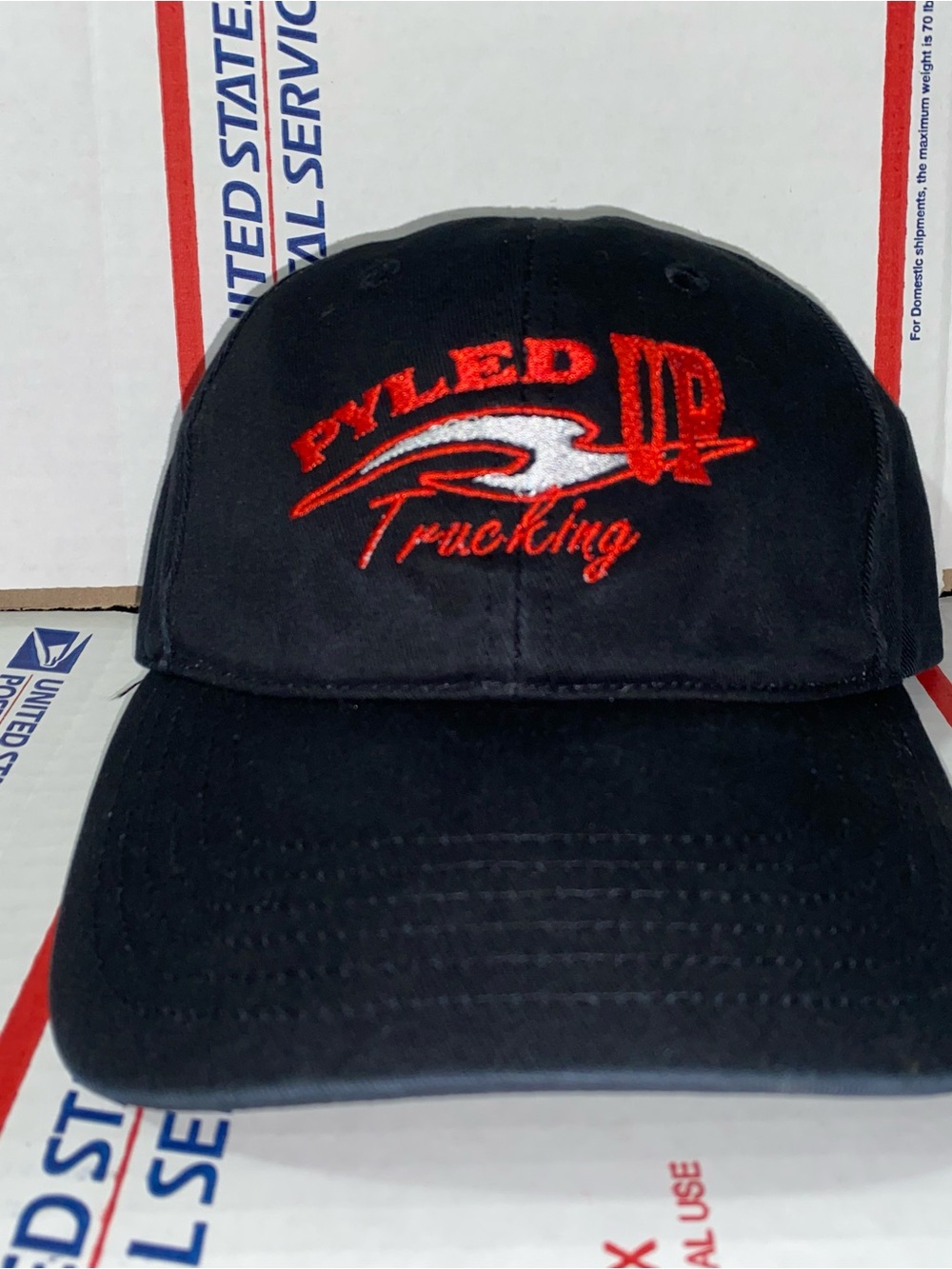 Pyled up Trucking vintage baseball cap 🧢 dad hat trucker business company Inc
